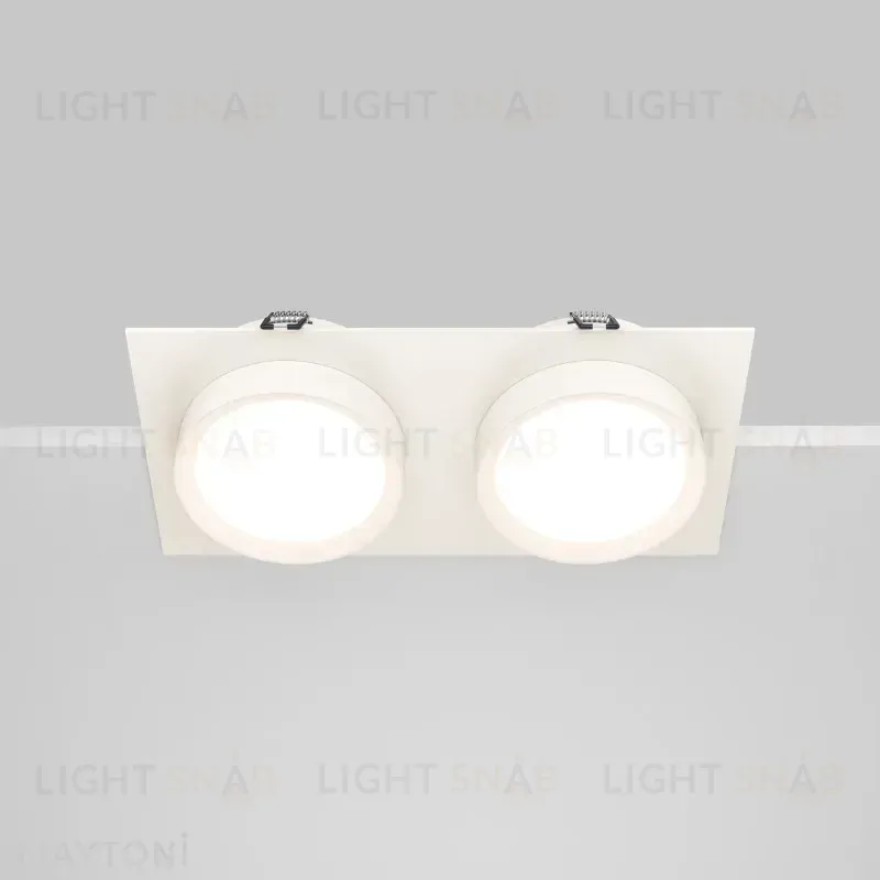 Встраиваемый светильник Maytoni DL086-02-GX53-SQ-W DL086-02-GX53-SQ-W