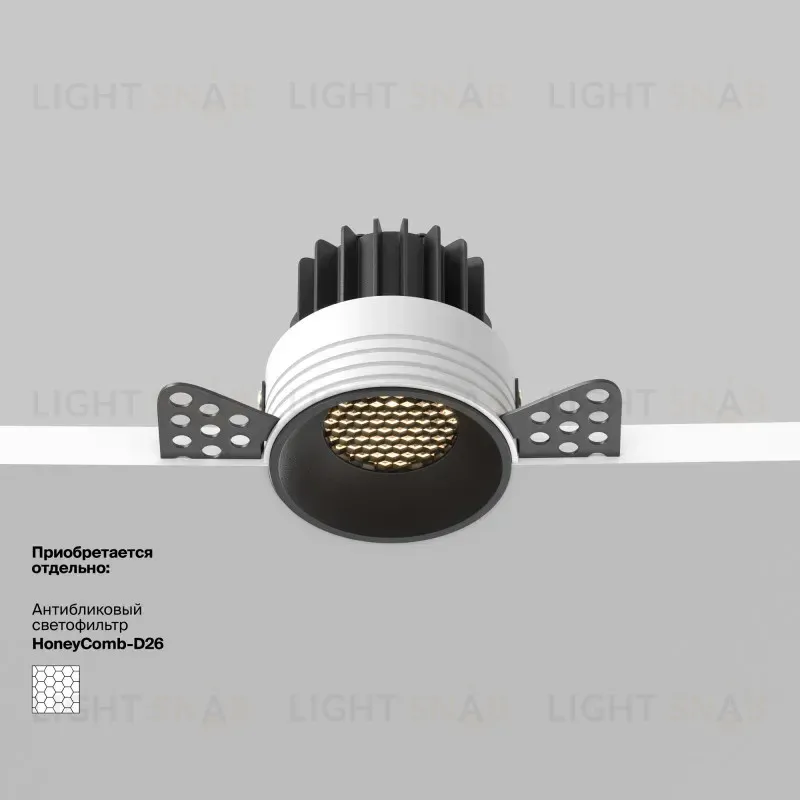 Встраиваемый светильник Maytoni DL058-7W3K-TRS-B DL058-7W3K-TRS-B