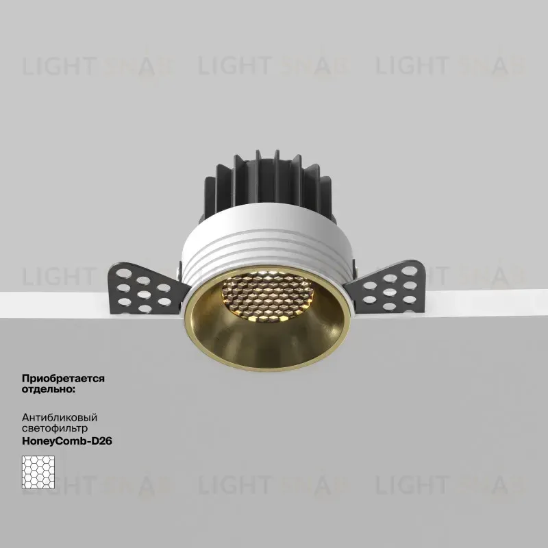 Встраиваемый светильник Maytoni DL058-7W3K-TRS-BS DL058-7W3K-TRS-BS