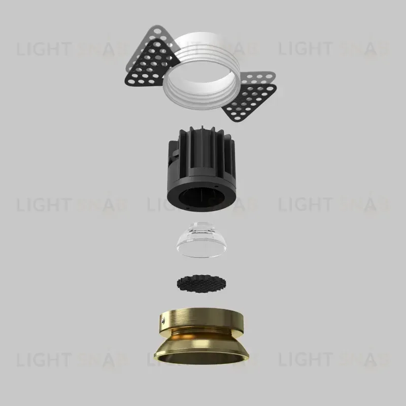 Встраиваемый светильник Maytoni DL058-7W3K-TRS-BS DL058-7W3K-TRS-BS
