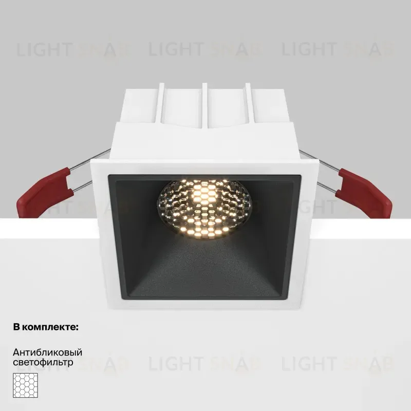 Встраиваемый светильник Maytoni DL043-01-15W3K-SQ-WB DL043-01-15W3K-SQ-WB