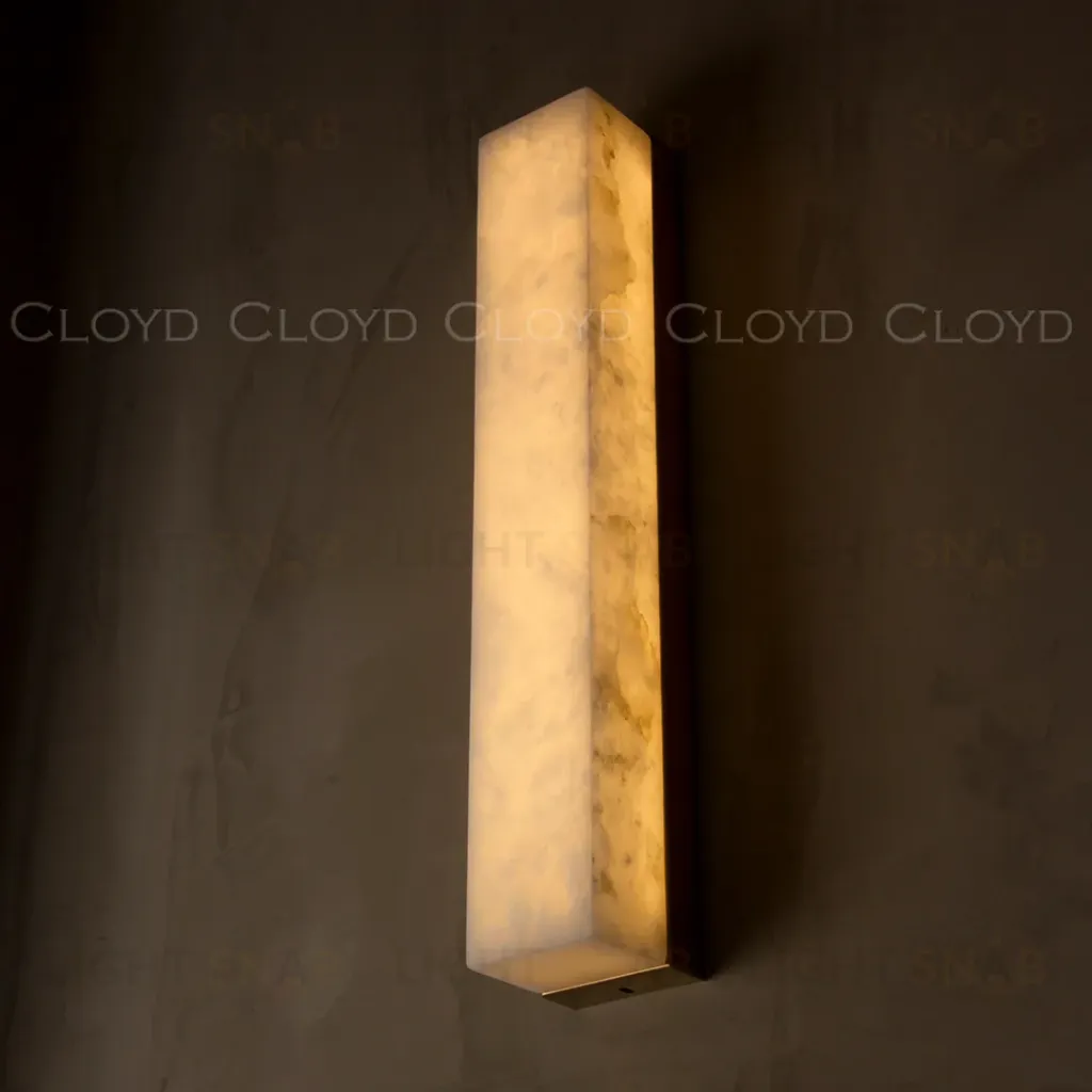  Бра Cloyd ISOKRAT-A W1 / выс. 50 см - алебастр - латунь (арт.20804)  20804