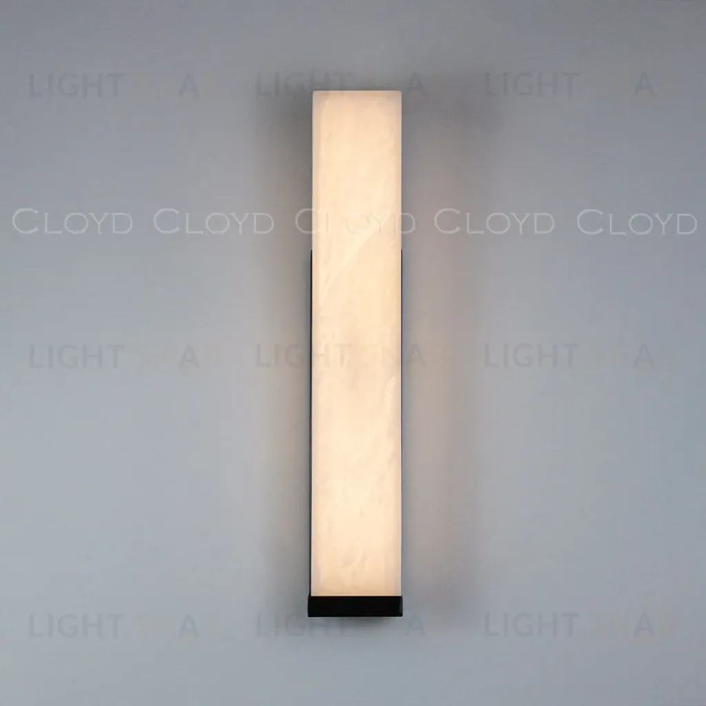  Бра Cloyd ISOKRAT-C W1 / выс. 50 см - алебастр - черный (арт.20806)  20806