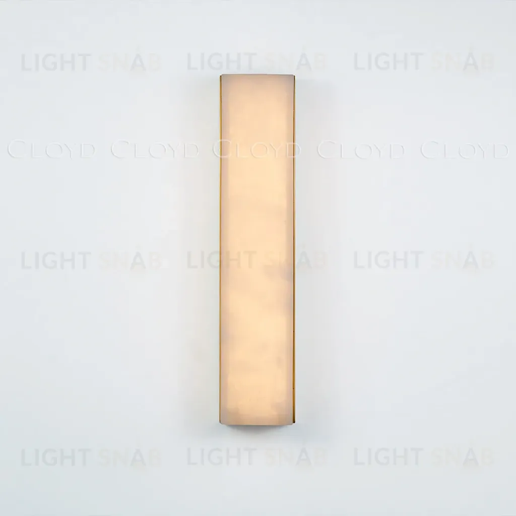  Бра Cloyd ISOKRAT-A W1 / выс. 37 см - алебастр - латунь (арт.20809)  20809