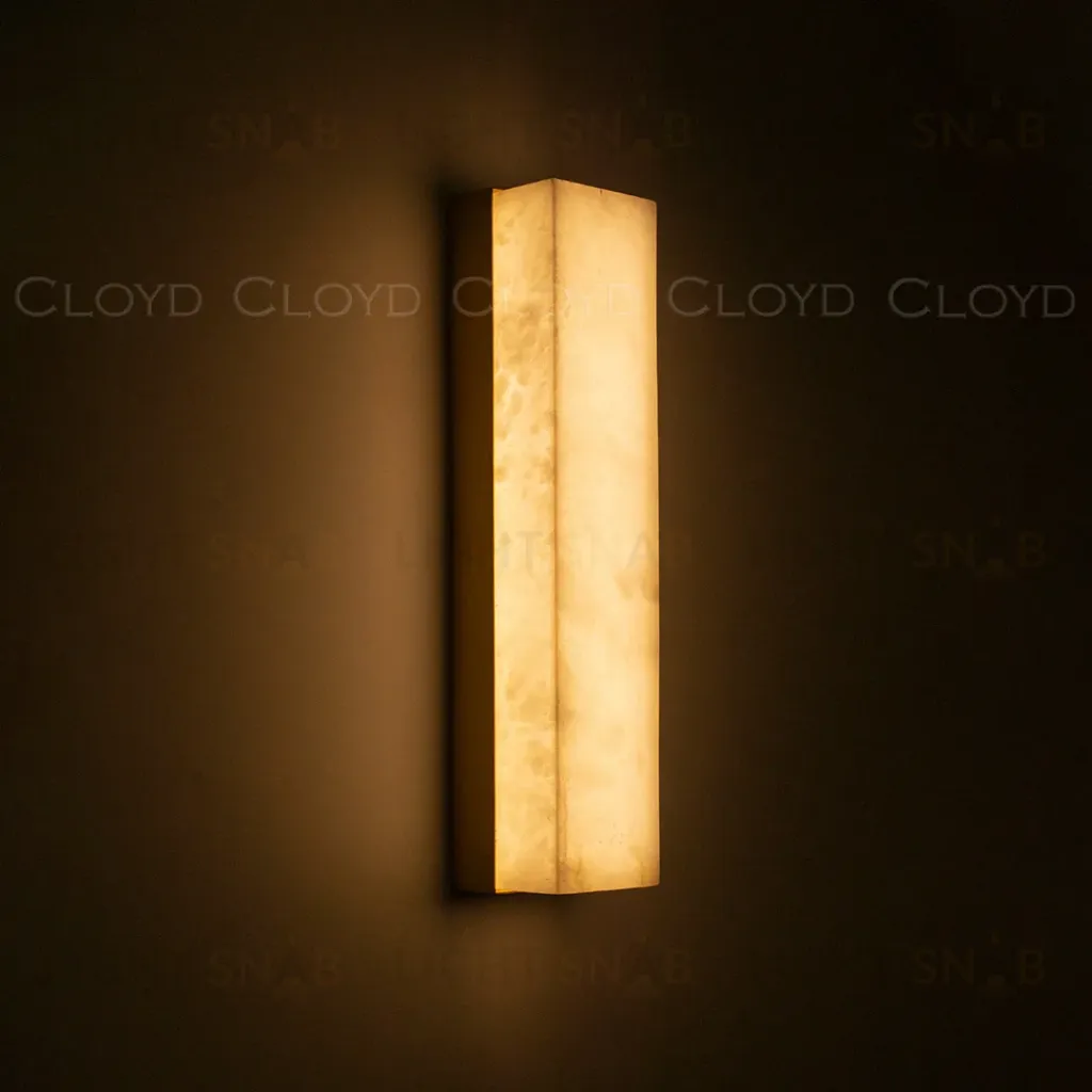  Бра Cloyd ISOKRAT-A W1 / выс. 37 см - алебастр - латунь (арт.20809)  20809