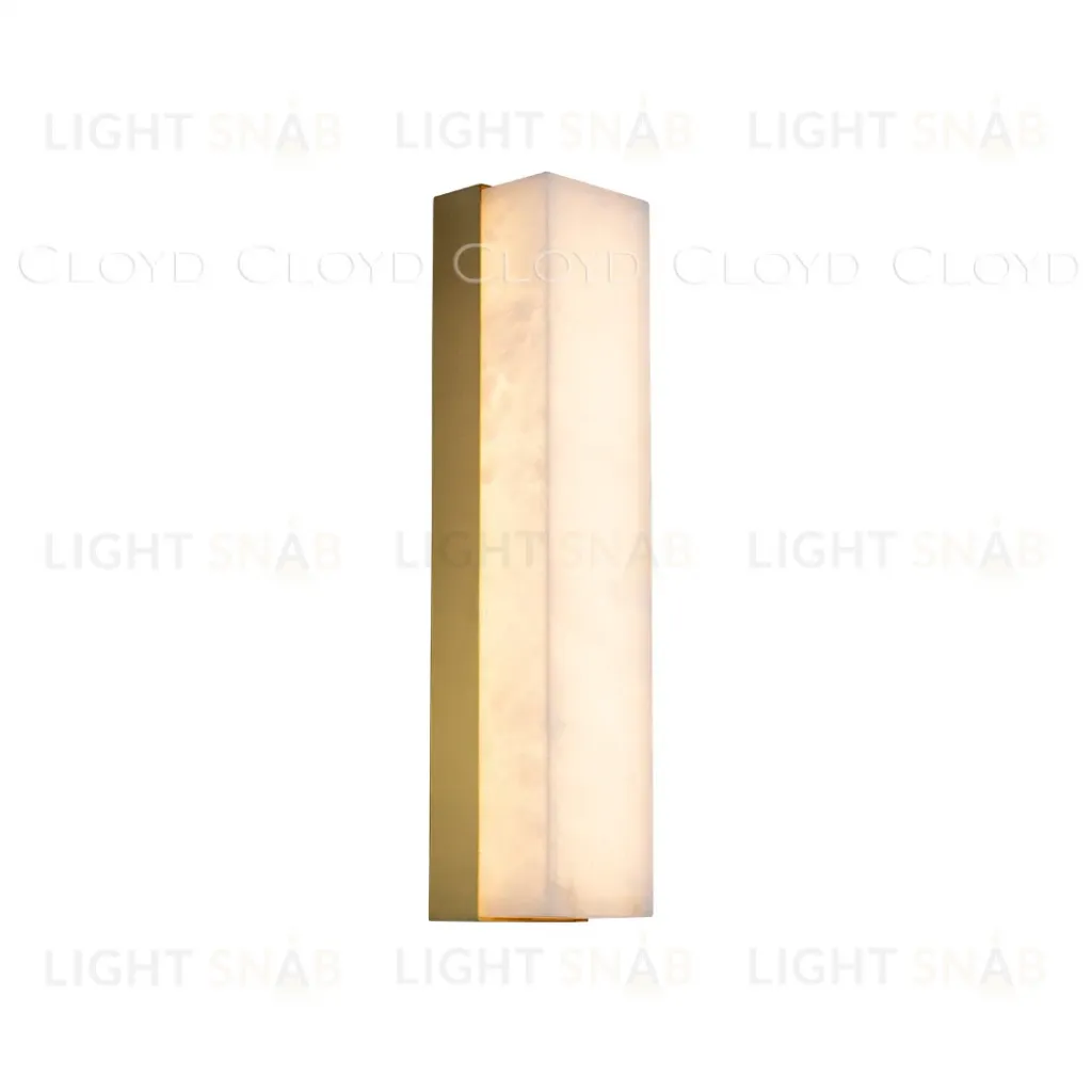  Бра Cloyd ISOKRAT-A W1 / выс. 37 см - алебастр - латунь (арт.20809)  20809