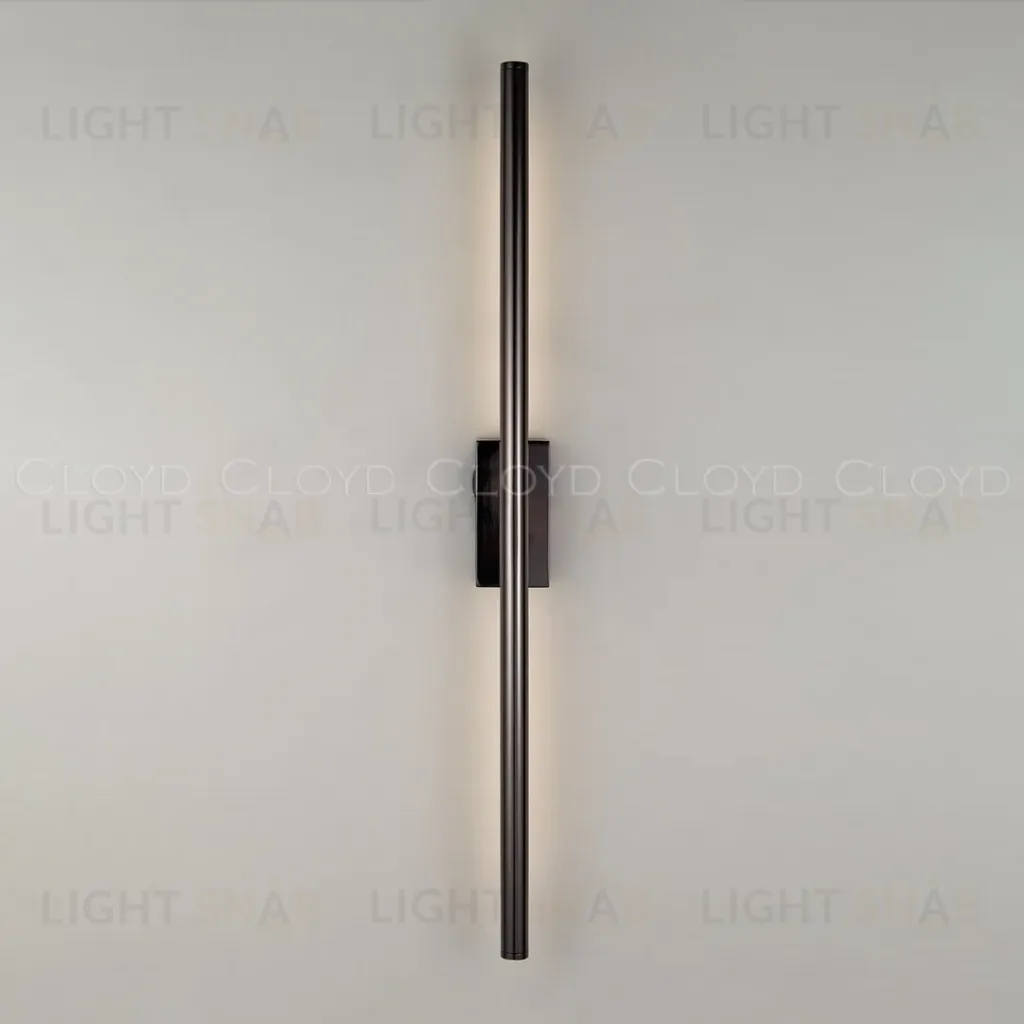  Бра Cloyd LINEAS-C W1 / выс. 60 см- 3000K - черный блестящий (арт.20872)  20872