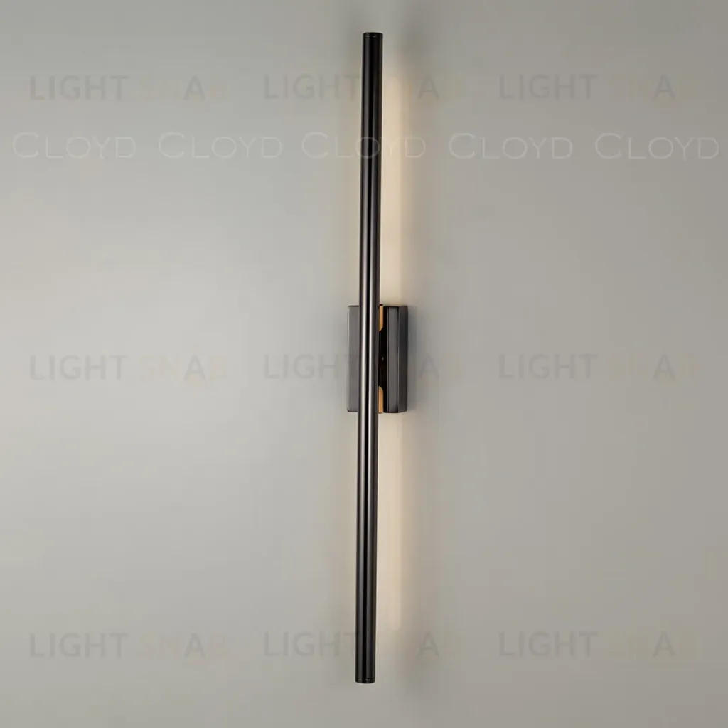  Бра Cloyd LINEAS-C W1 / выс. 60 см- 3000K - черный блестящий (арт.20872)  20872
