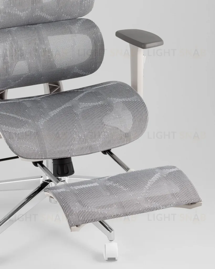 Кресло офисное TopChairs Nimbus белая сетка белый пластик УТ000043095