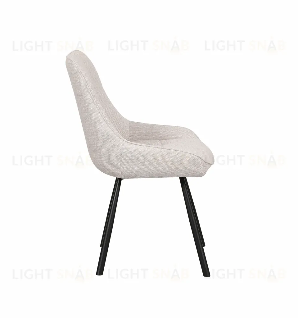 Стул обеденный Грейд молочный рогожка УТ000043423