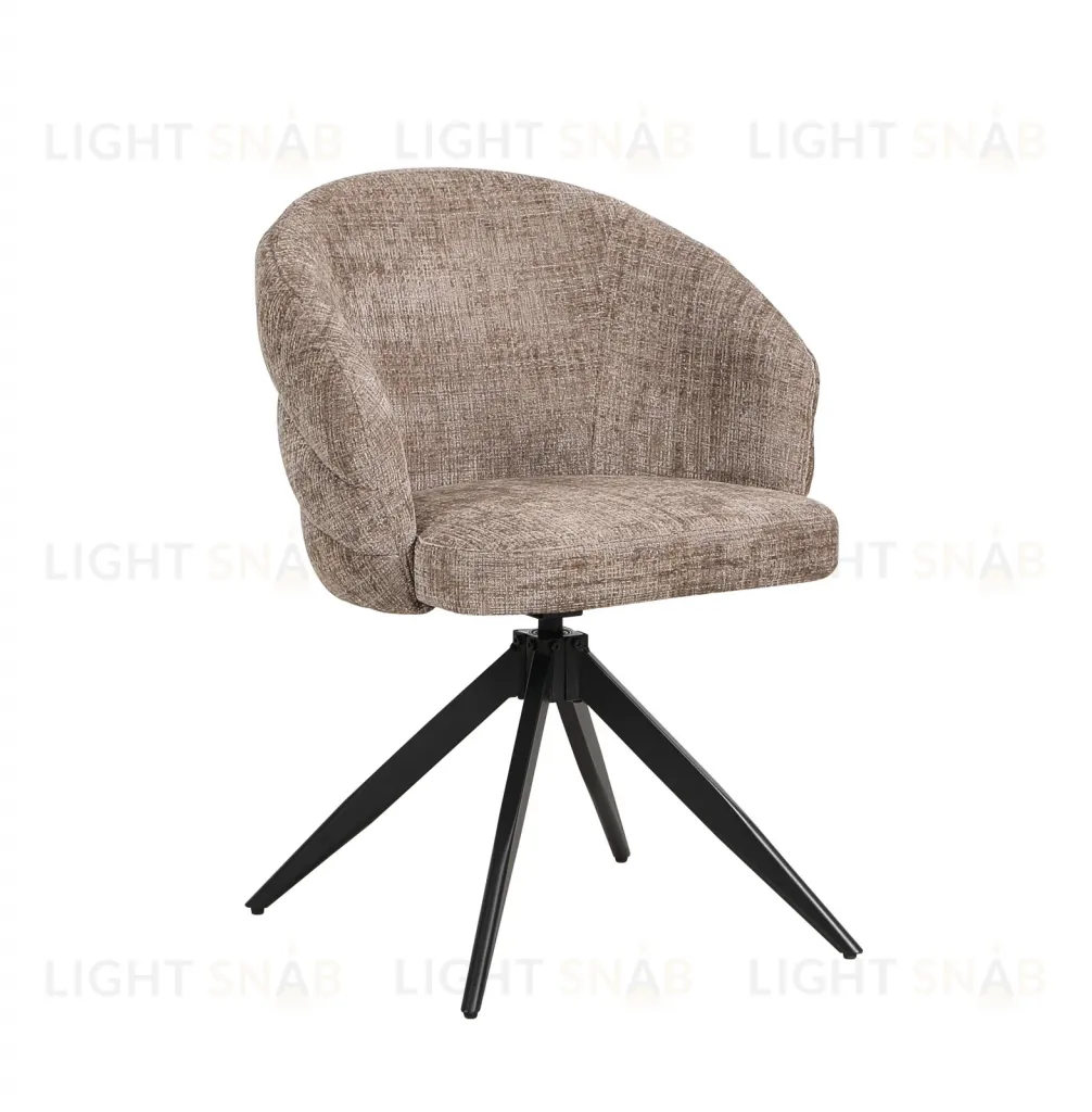 Стул вращающийся Ламо коричневый шенилл УТ000043432