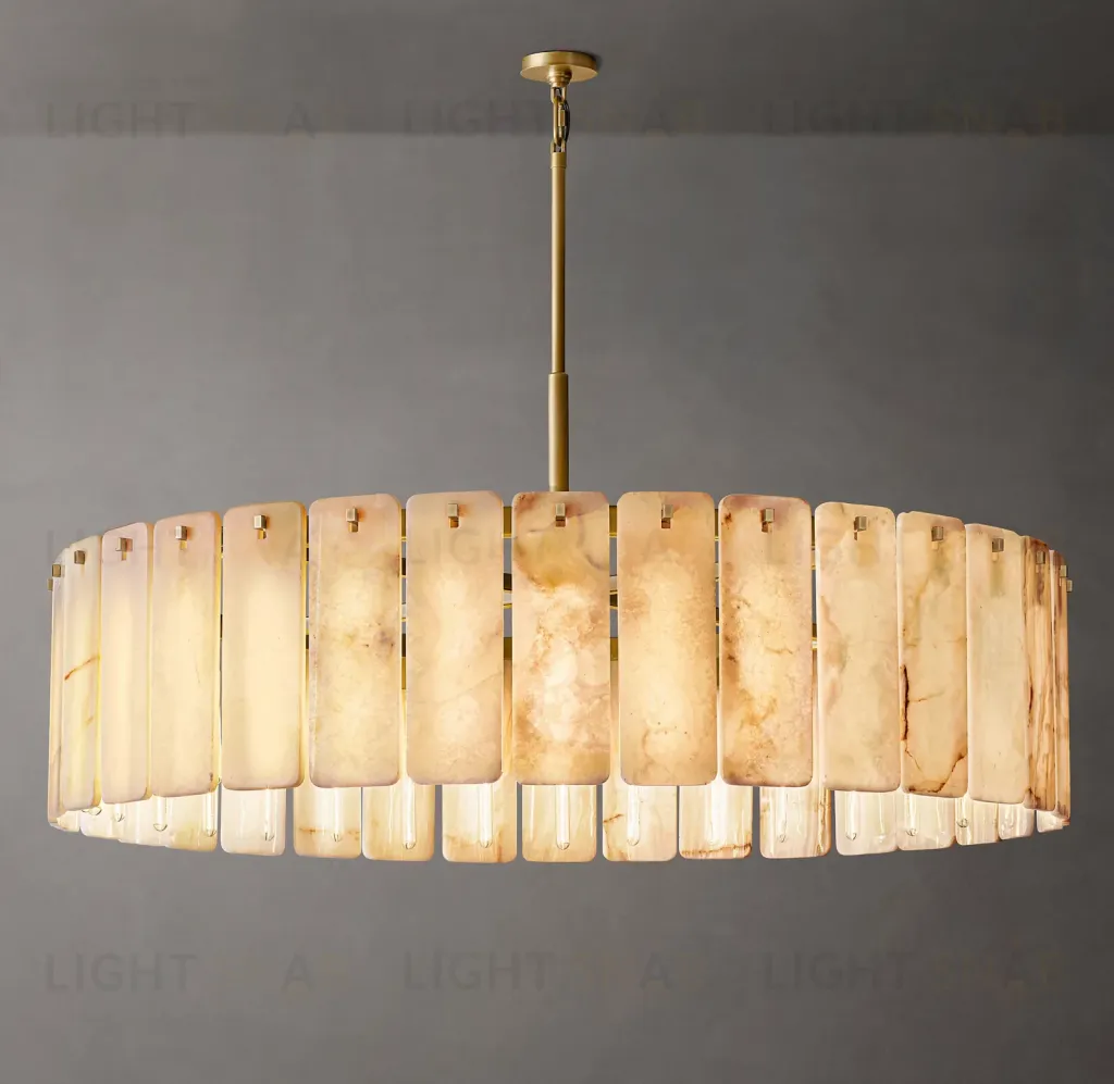 Люстра DL-6482P/R900 Brass / White Alabaster  DL-6482P/R900