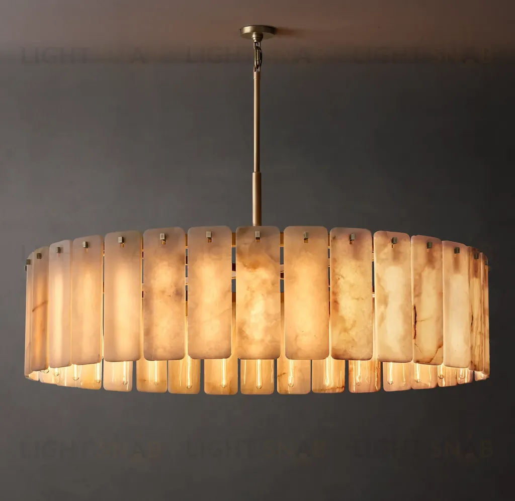 Люстра DL-6482P/R900 Brass / White Alabaster  DL-6482P/R900