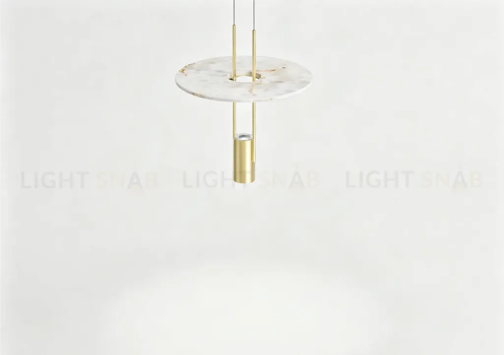 Подвесной светильник 26507P/1 Brass / White Alabaster 26507P/1