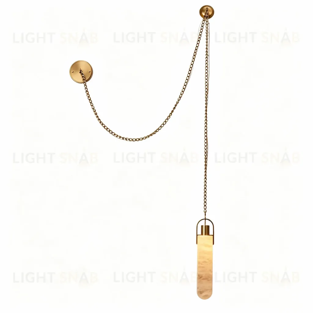 Подвесной светильник 26504P Brass / White Alabaster 26504P