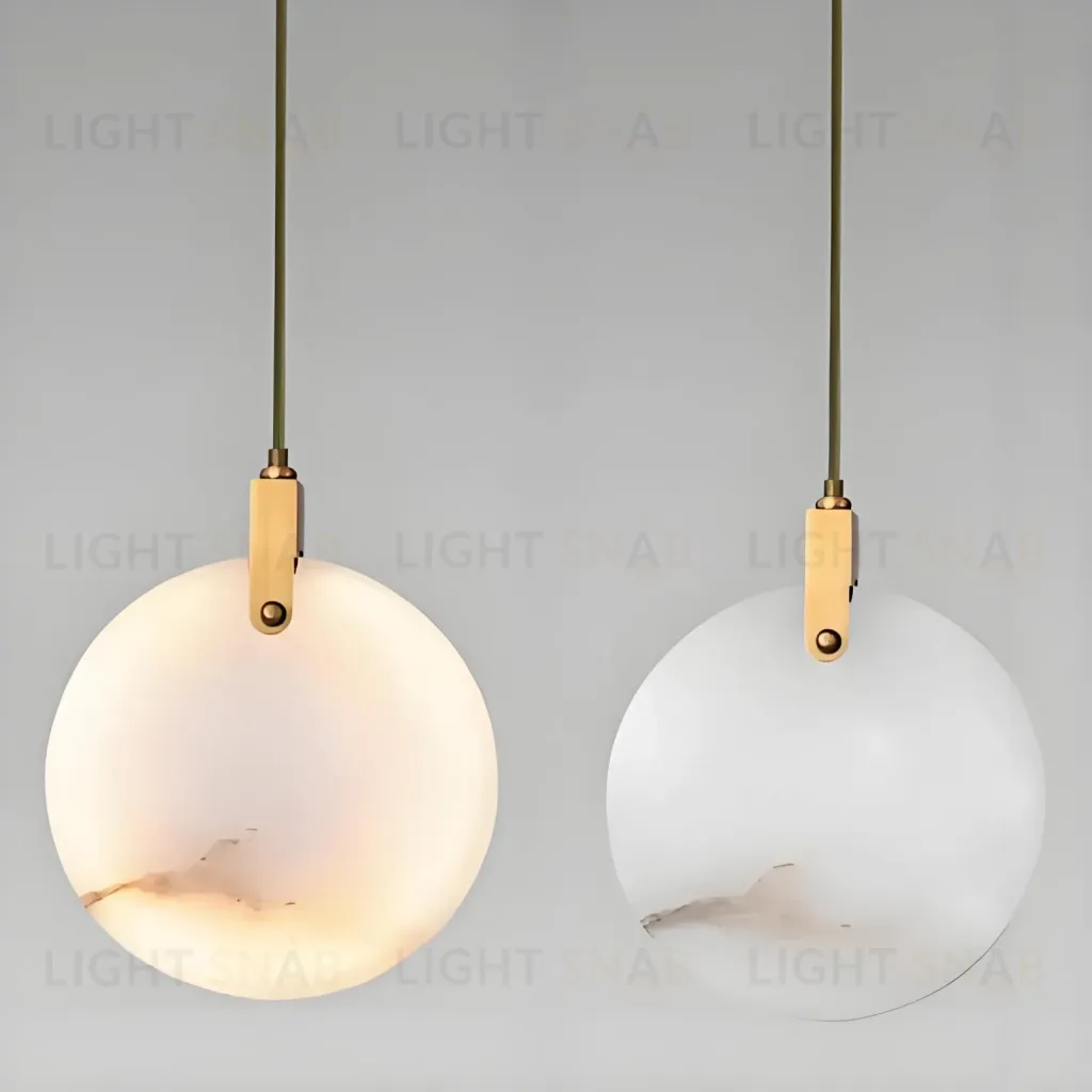 Подвесной светильник 11391P 25cm Brass / White Alabaster 11391P/250