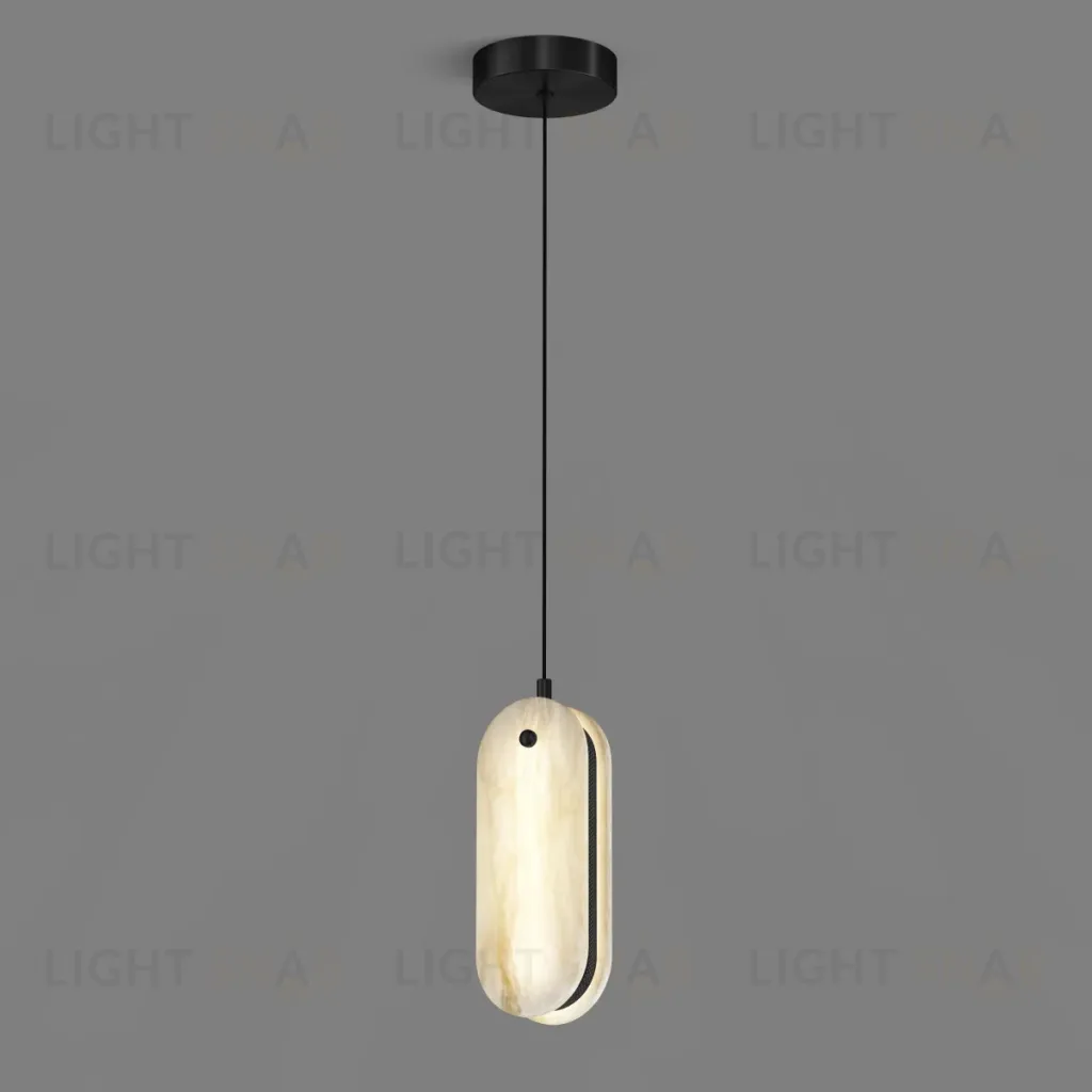 Подвесной светильник MD26030031-1A Matt black / Spanish Alabaster MD26030031-1A