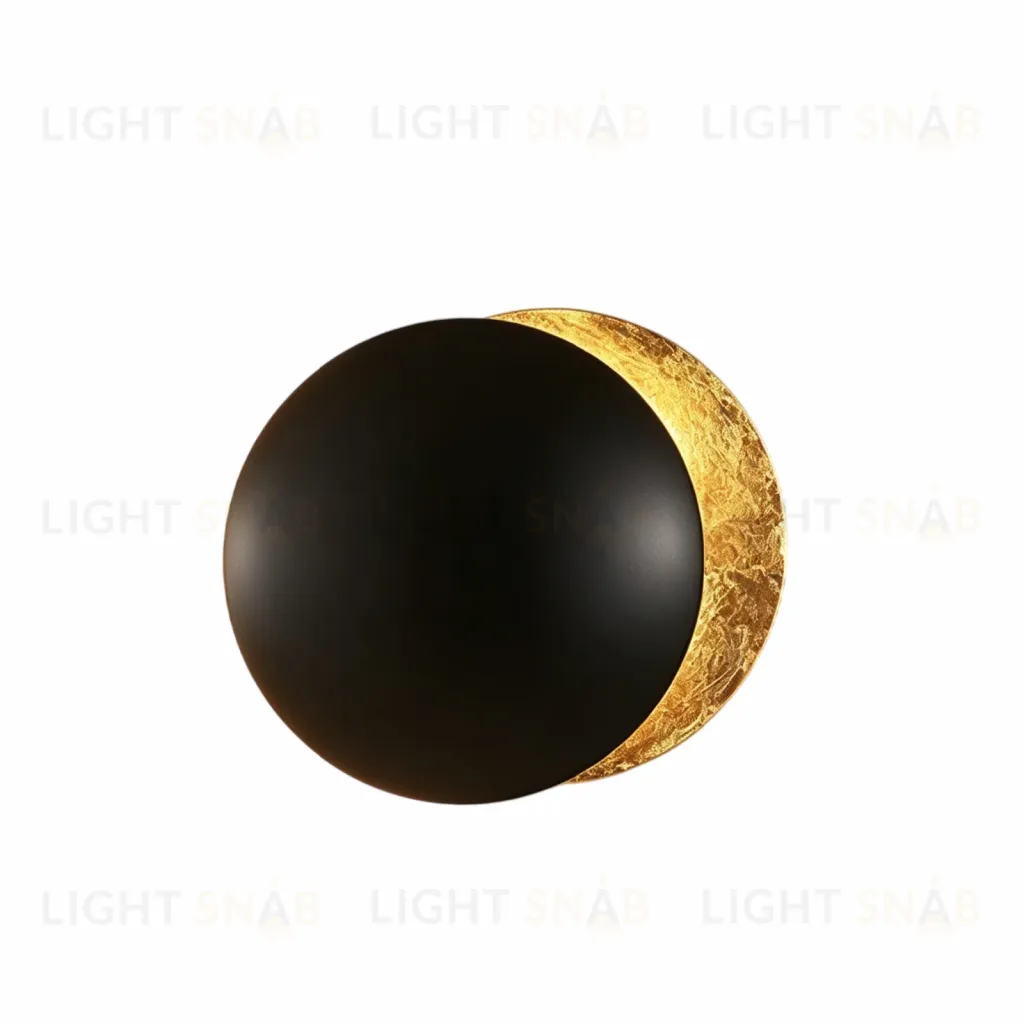 Настенный светильник F098/D250 Black/Gold  F098/D250