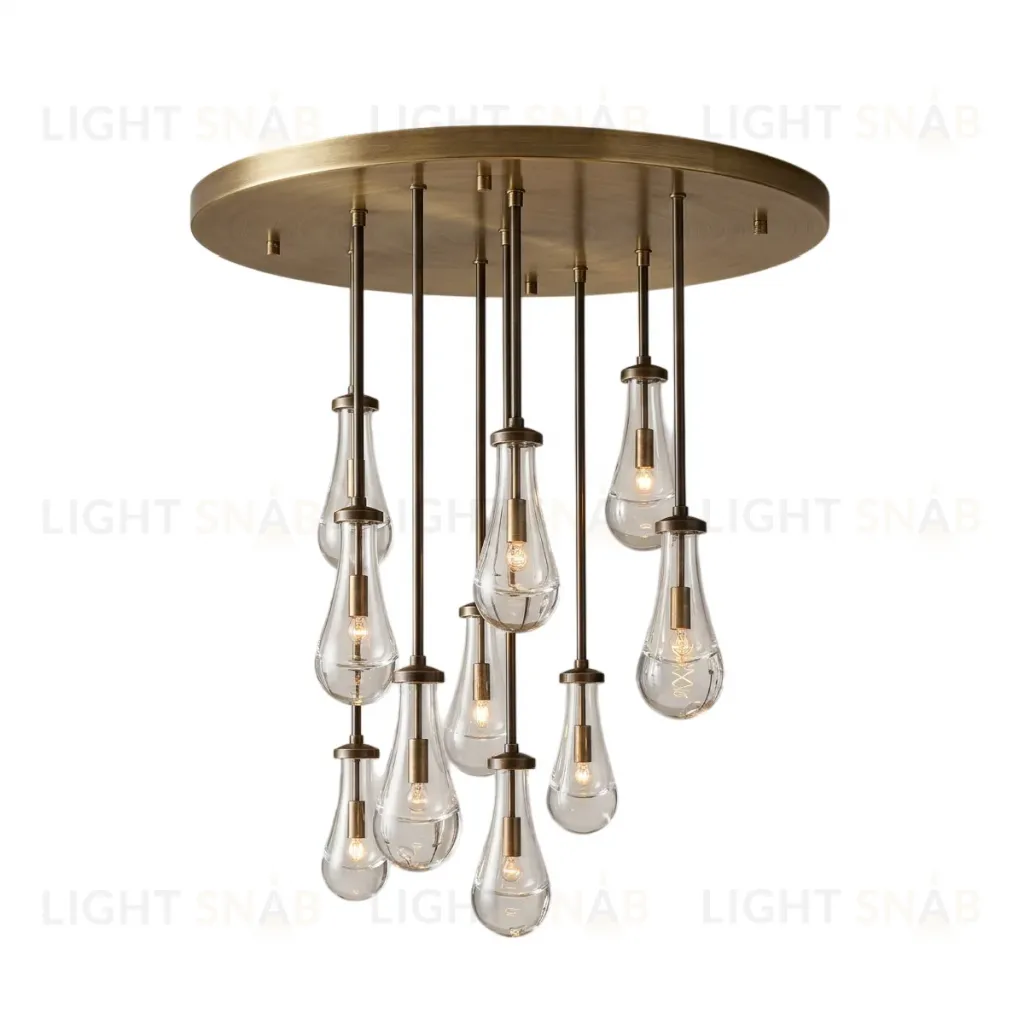 Подвесной светильник 7328P/10 Copper/Transparent  7328P/10