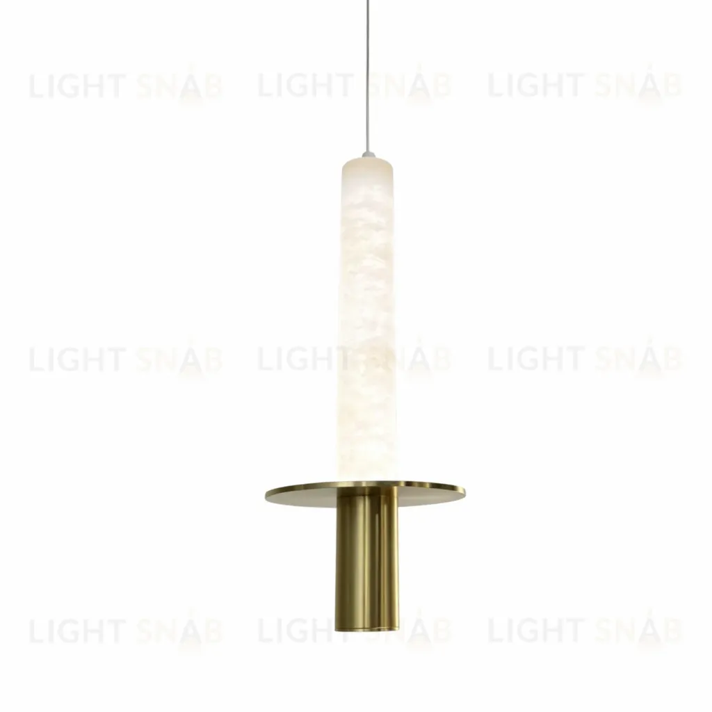 Подвесной светильник 5142P/1 Brass / White Alabaster  5142P/1
