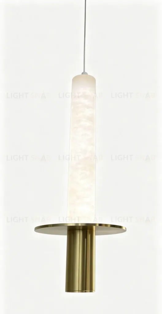 Подвесной светильник 5142P/1 Brass / White Alabaster  5142P/1
