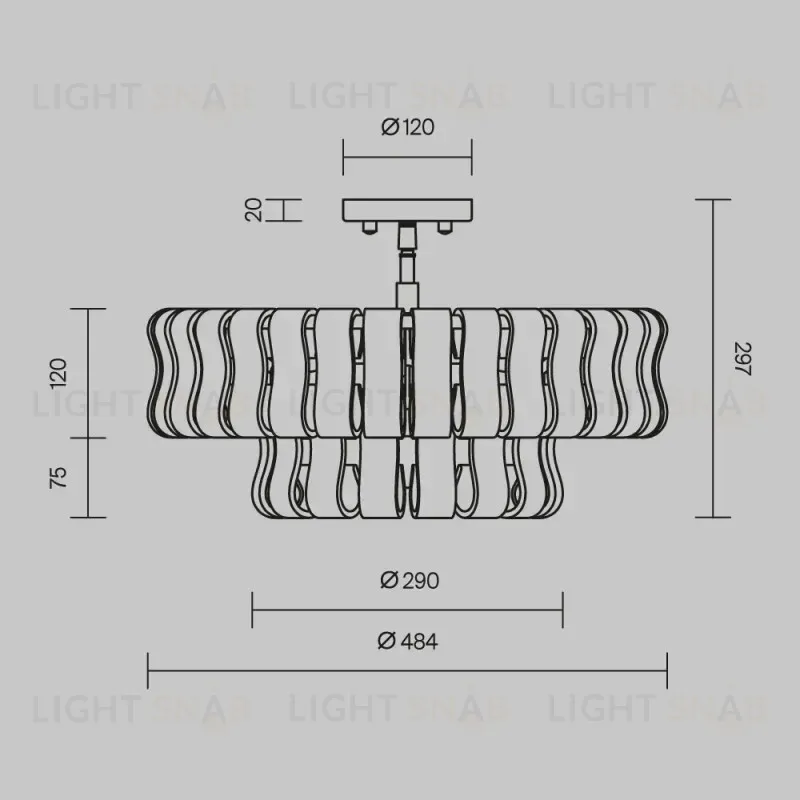 Maytoni MOD538CL-05MG 