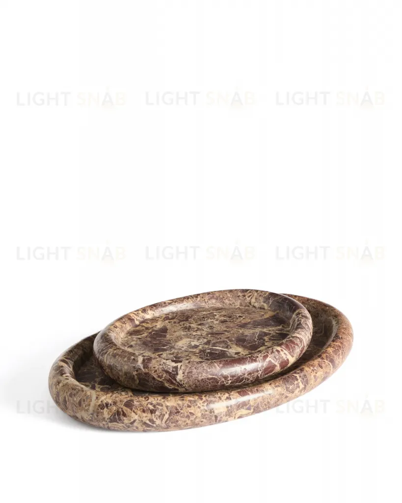 Поднос Lenorel из зеленого мрамора 43 x 28 см 436976
