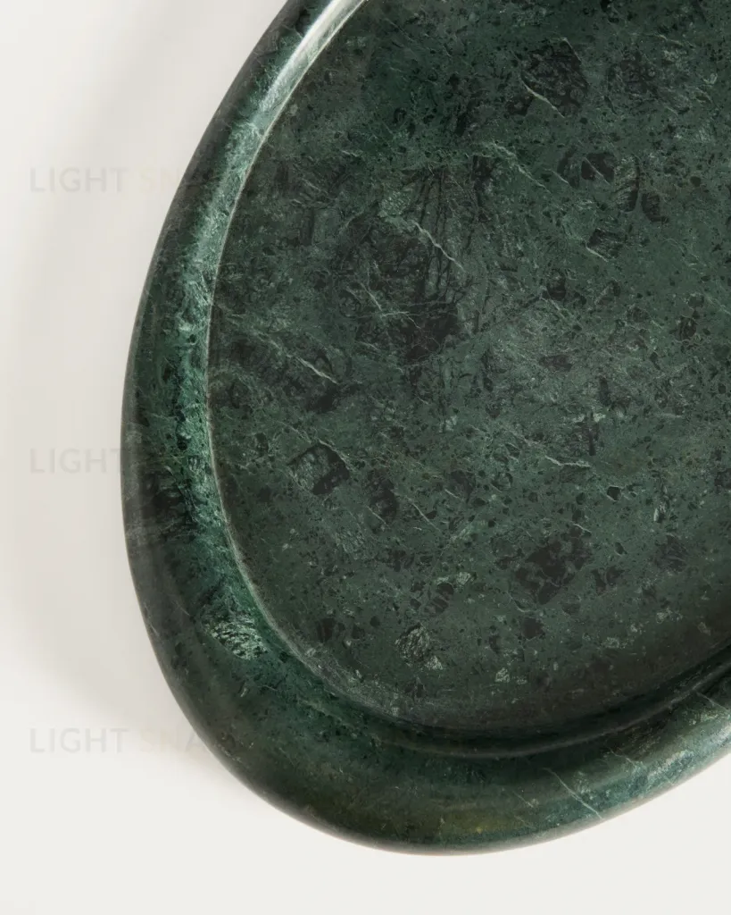 Поднос Lenorel из зеленого мрамора 43 x 28 см 436976