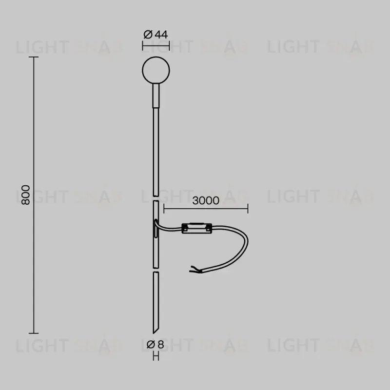 Maytoni O523FL-L2PT3K 