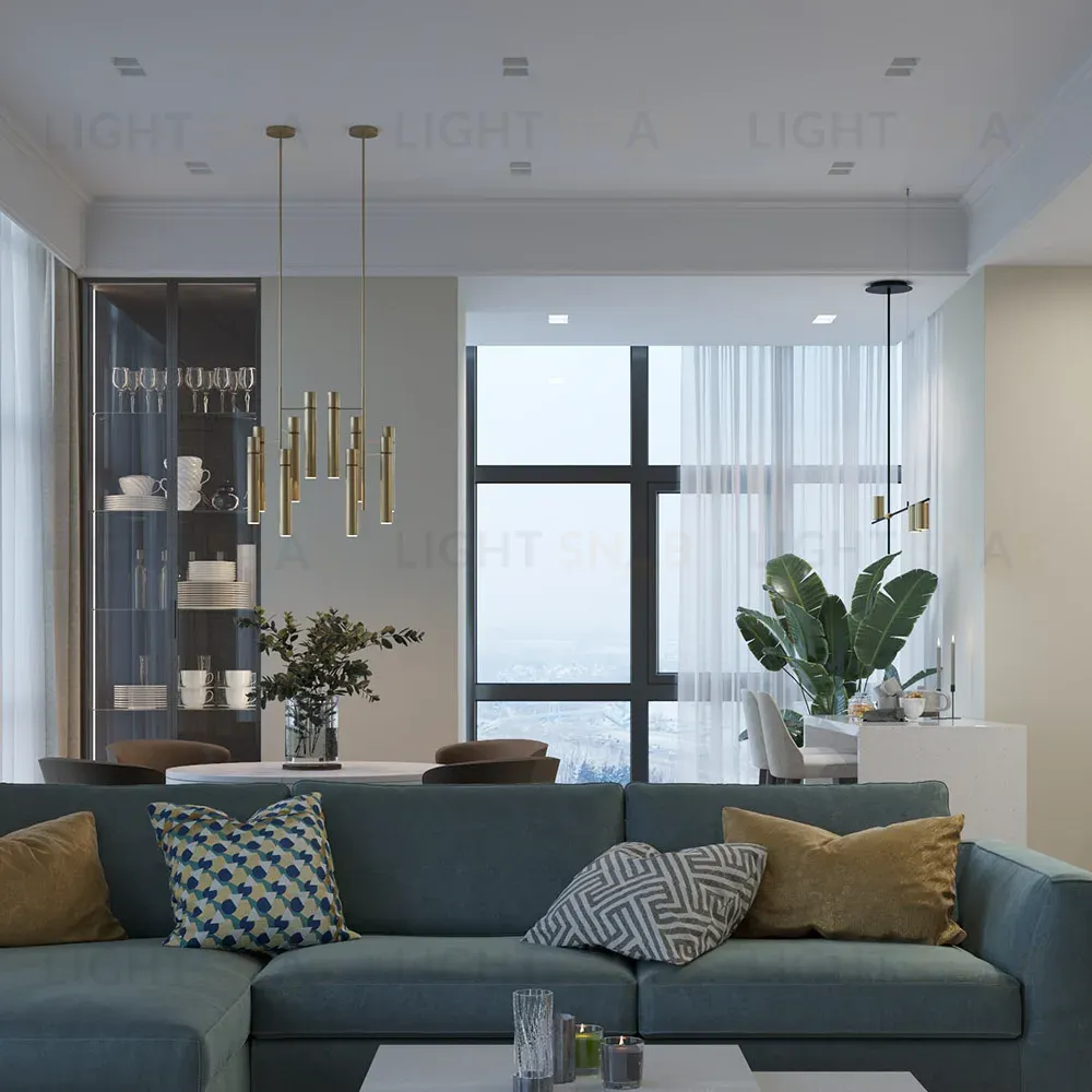 Встраиваемый потолочный гипсовый светильник STELLANOVA MAIA 80 DUO FLAT SN 021