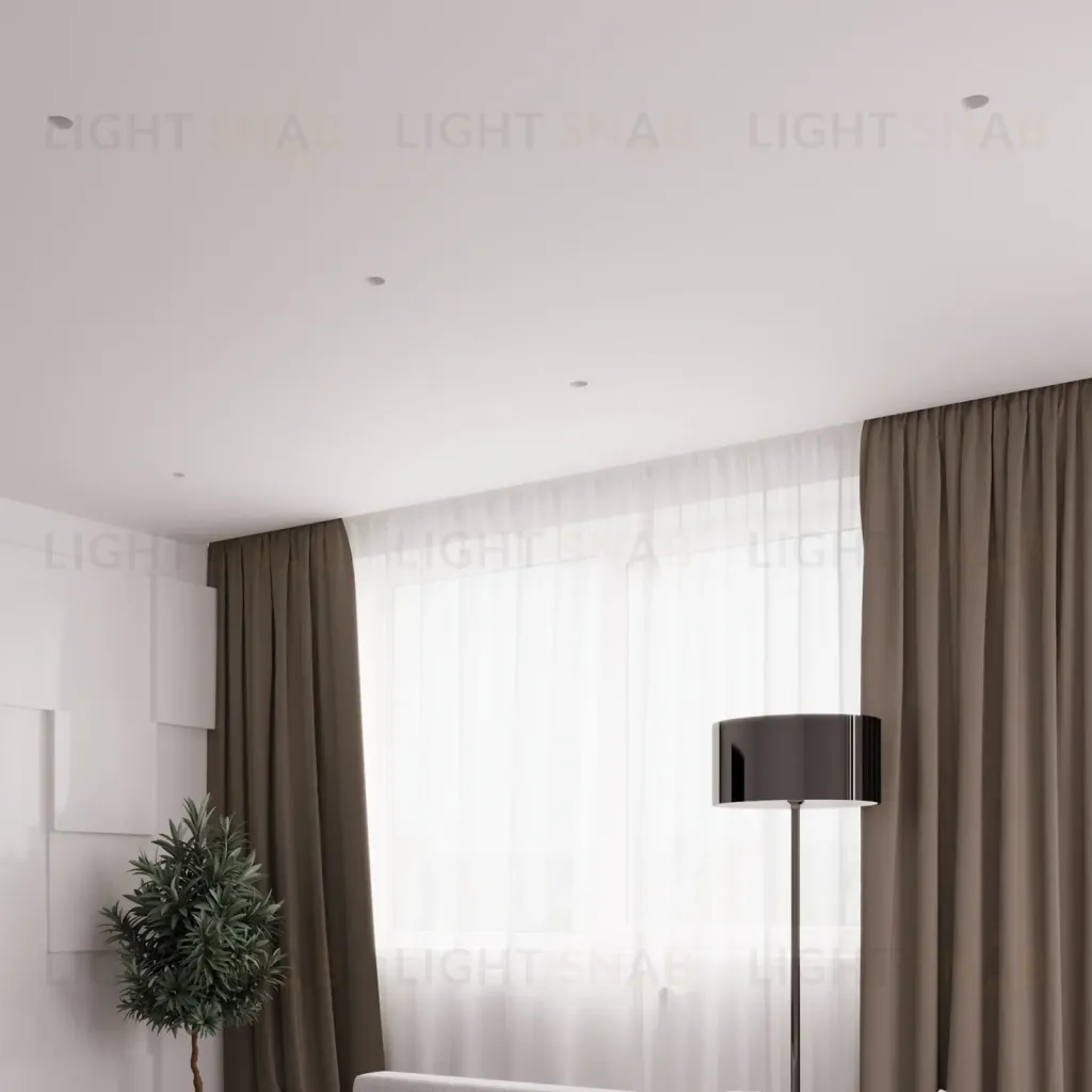 Встраиваемый потолочный гипсовый светильник STELLANOVA QUASAR 55 FLAT SN 032