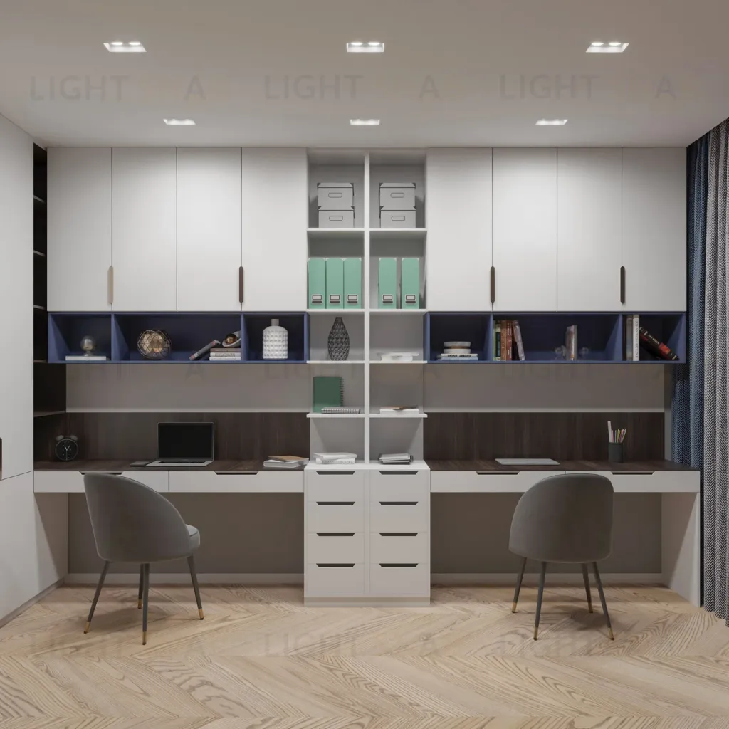 Встраиваемый потолочный гипсовый светильник STELLANOVA MAIA DUO FLAT SN 004