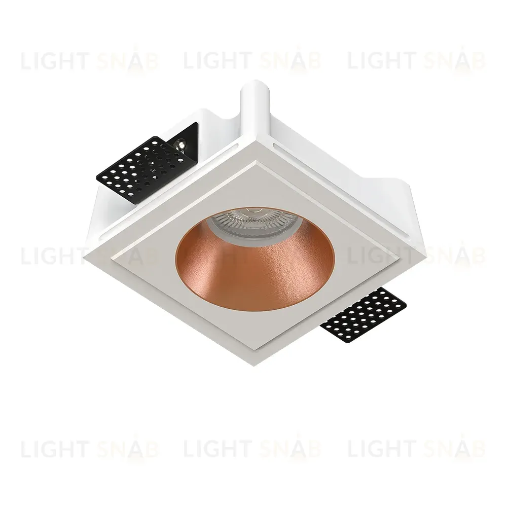Встраиваемый потолочный гипсовый светильник STELLANOVA QUASAR 80 COPPER SN 200