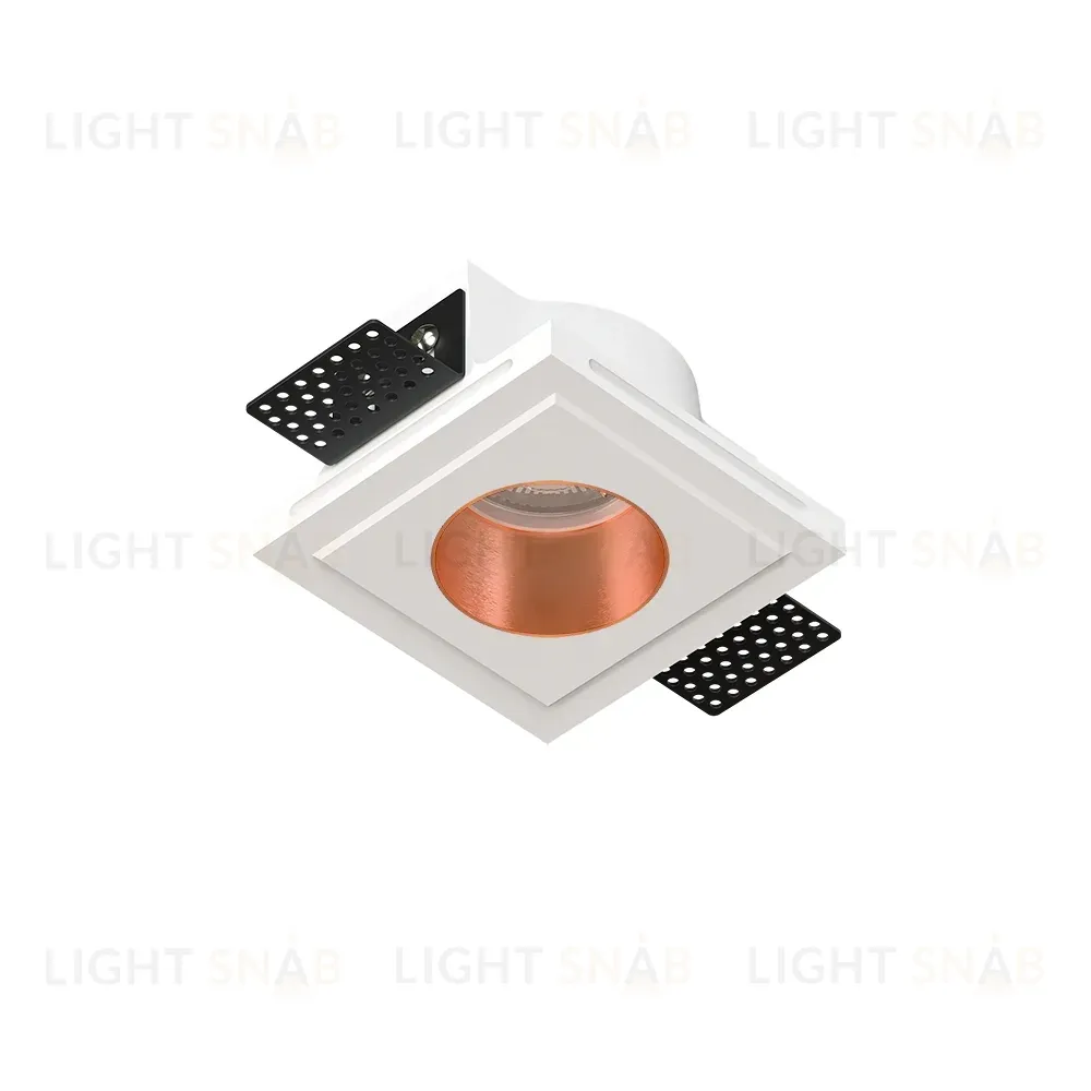 Встраиваемый потолочный гипсовый светильник STELLANOVA QUASAR 55 COPPER SN 204