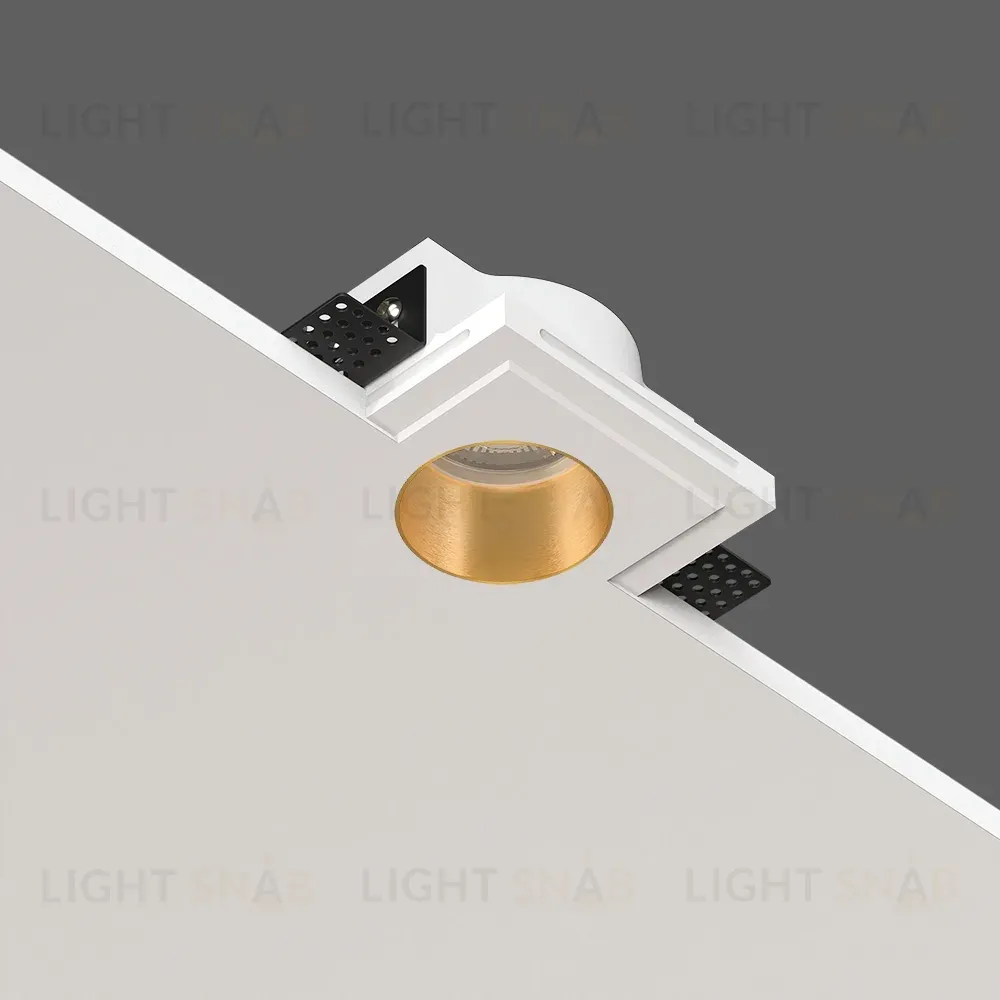 Встраиваемый потолочный гипсовый светильник STELLANOVA QUASAR 55 BRASS SN 205