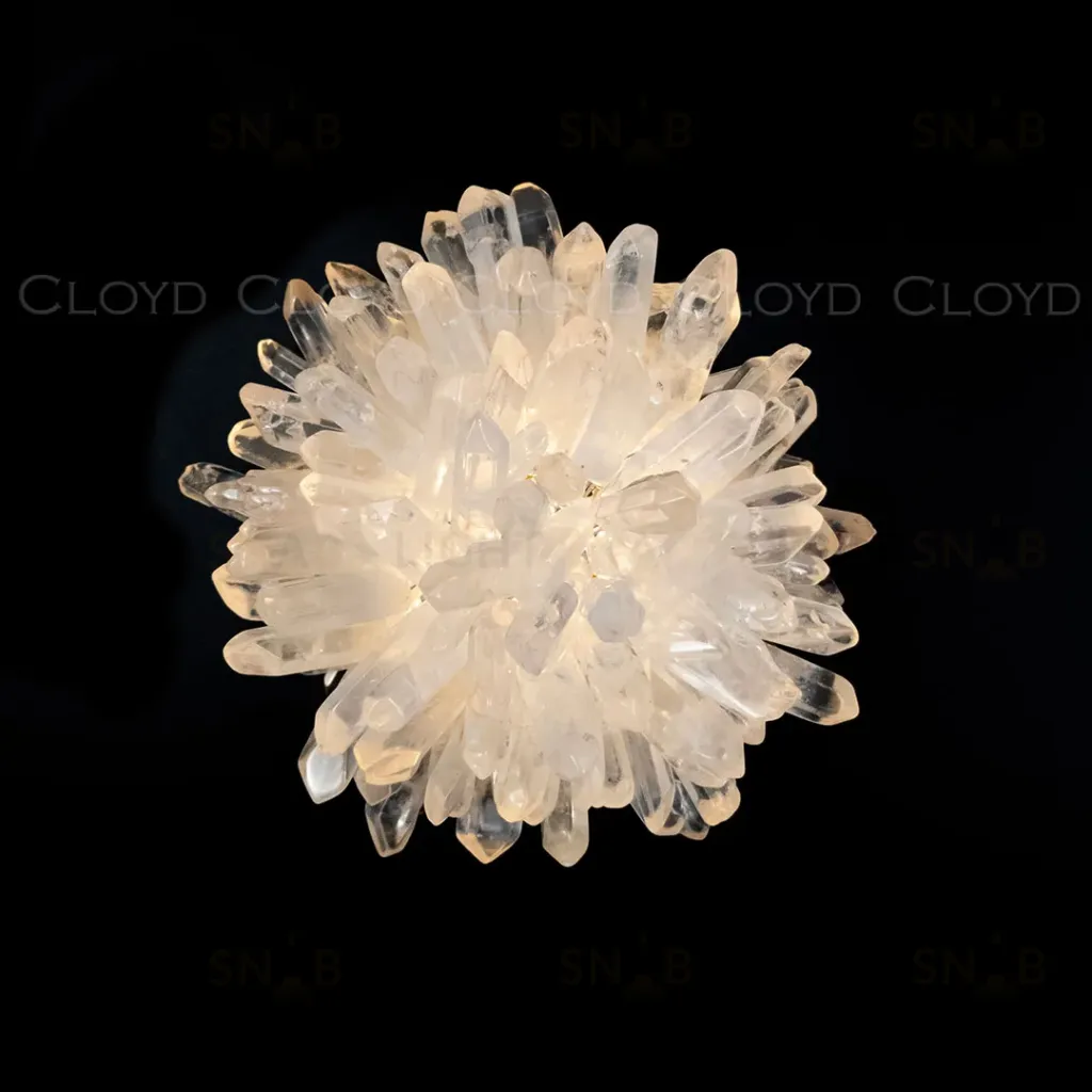  Бра Cloyd EDEL-C W1 / выс. 20 см - кварц - латунь (арт.20811)  20811