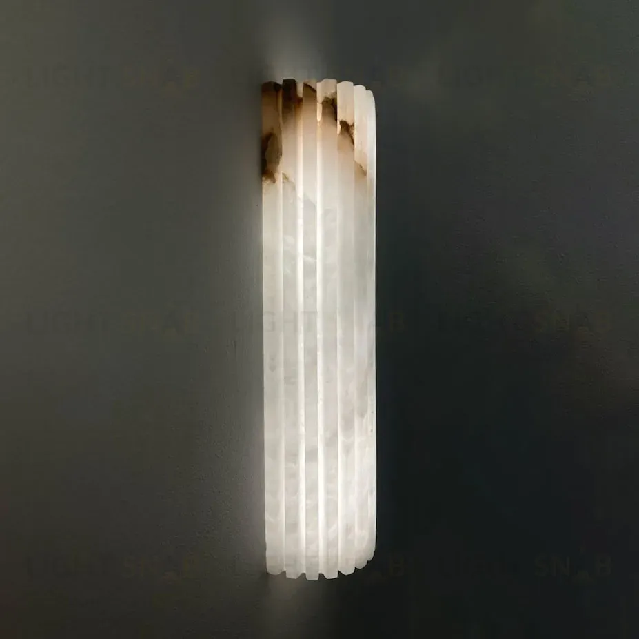 Настенный светильник DL-6485W 30cm Brass / White Alabaster DL-6485W/S
