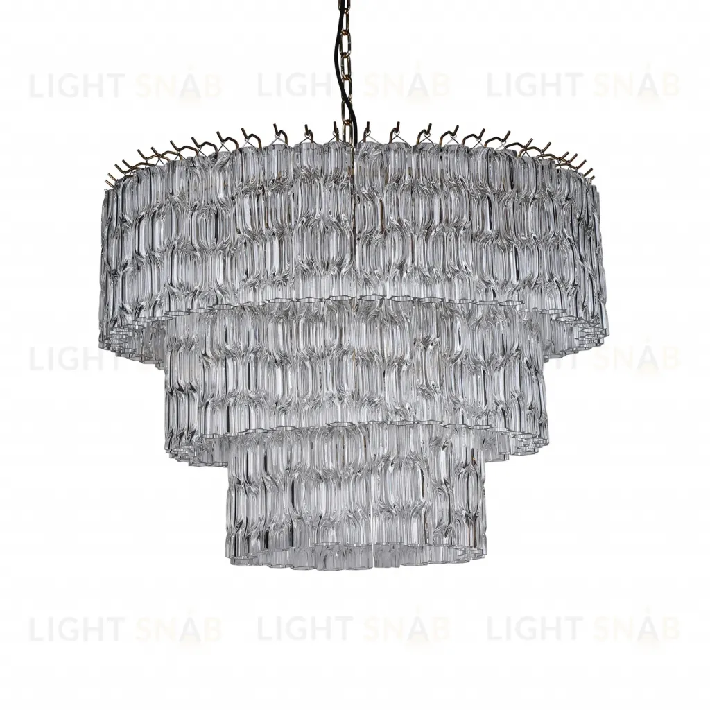 Люстра PL9203CF clear PL9203CF clear, antique brass
