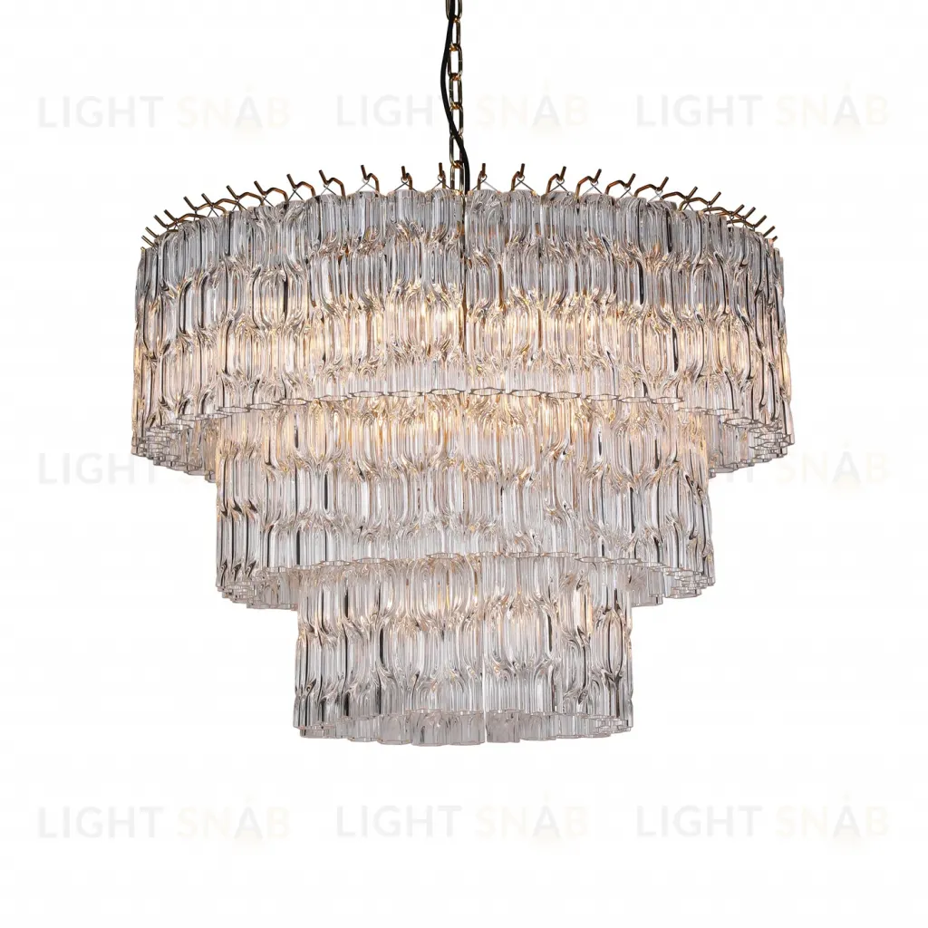 Люстра PL9203CF clear PL9203CF clear, antique brass