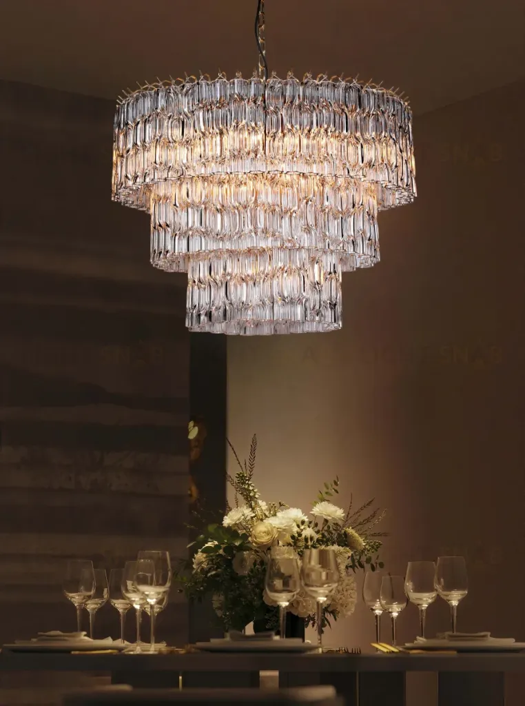 Люстра PL9203CF clear PL9203CF clear, antique brass