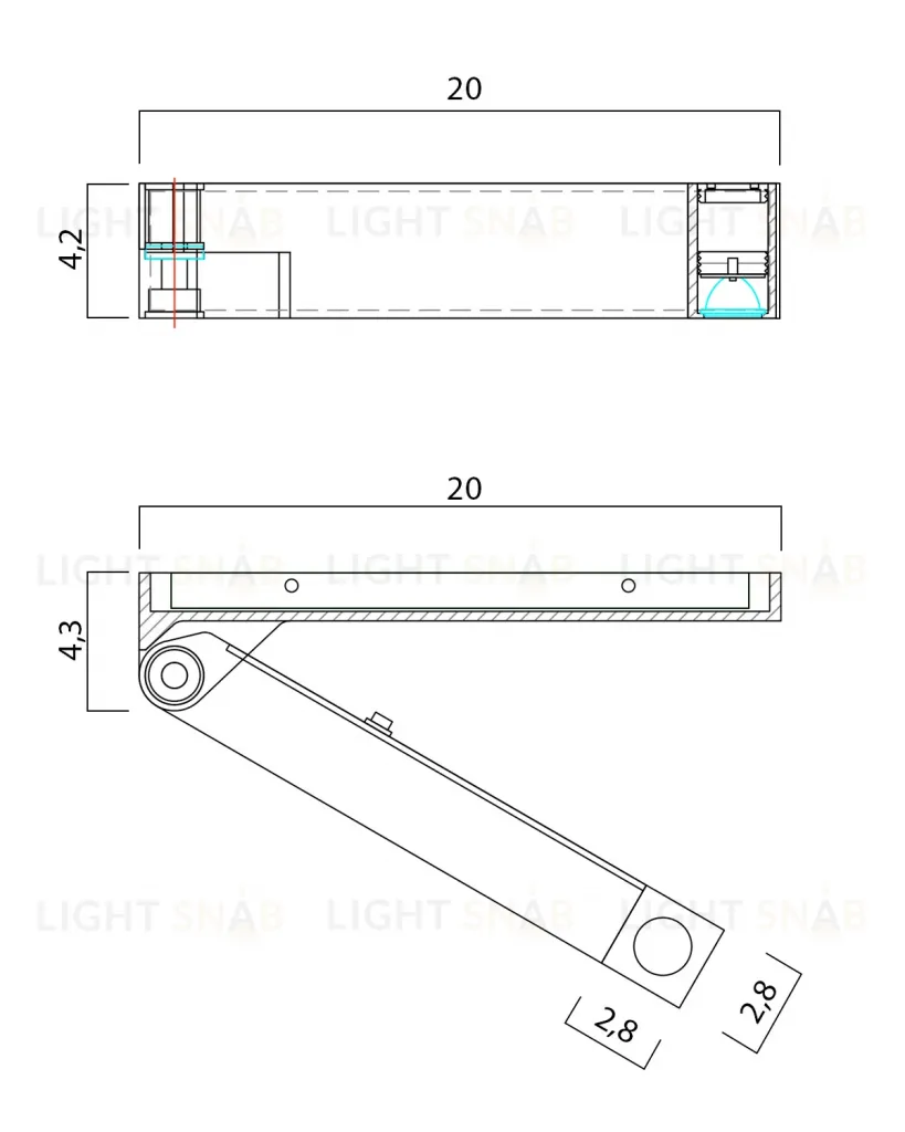 Настенный светильник Сио LSC340725MGI