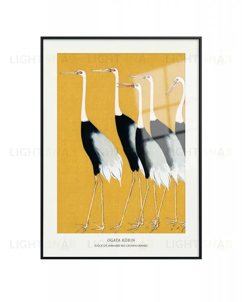 Жикле на холсте Red Crown Cranes DZ25072234
