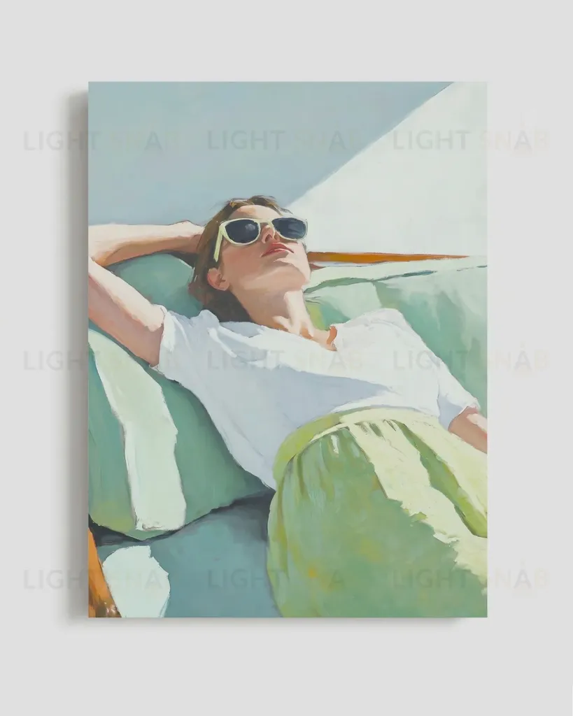 Интерьерная картина Poolside Lounger DZ25072233