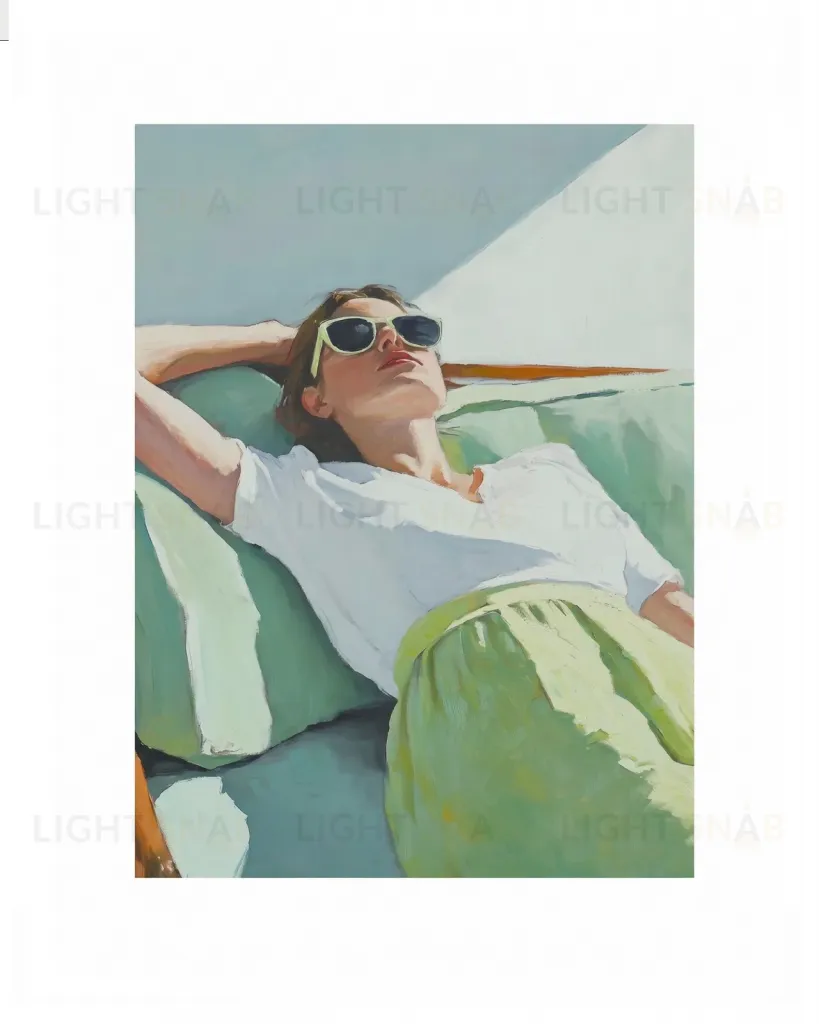 Интерьерная картина Poolside Lounger DZ25072233