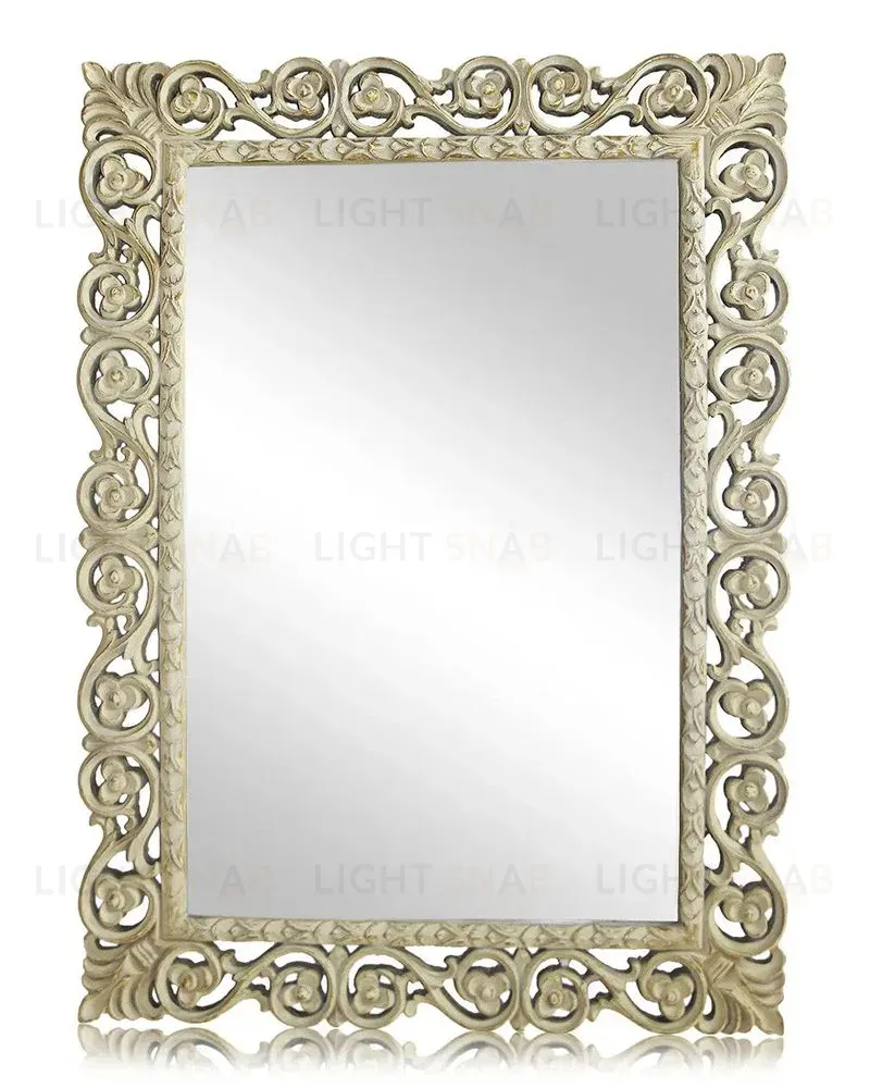 Зеркало настенное в раме Бергамо LH123 Artisian ivory