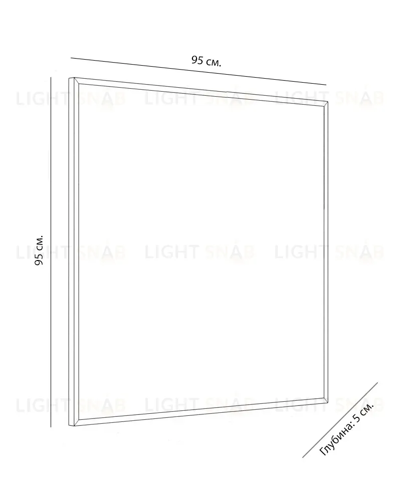 Картина в золотой раме Серенити LHDPT2673MLR - AG