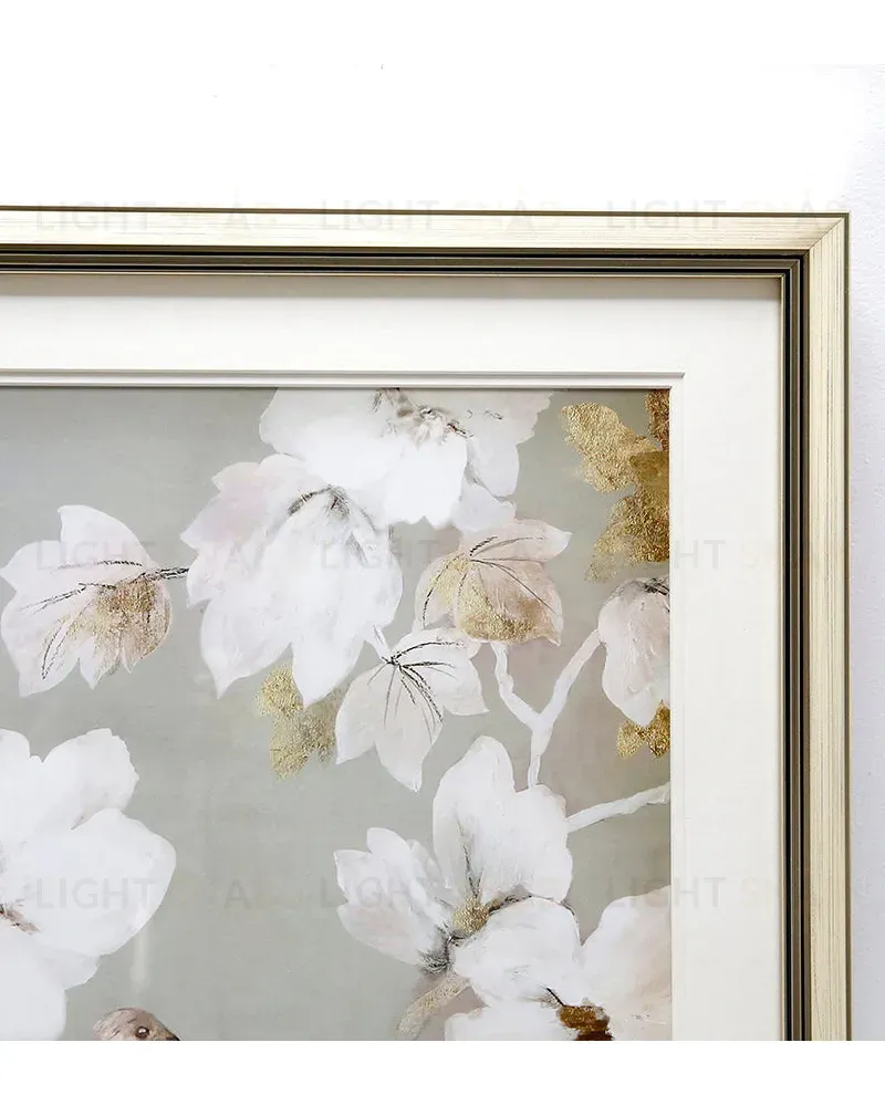 Постер в раме Birds and flowers - I 23P0026