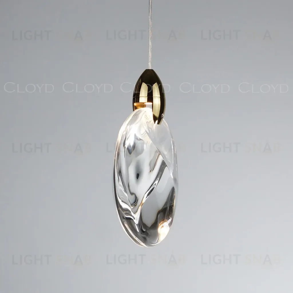  Подвесной светильник Cloyd GLOCK-B P1 / Ø12 см - золото (арт.11624)  11624