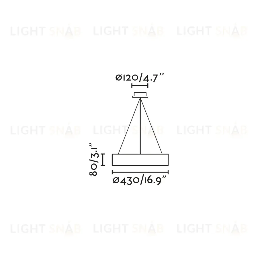 Подвесной светильник Cocotte-S черный LED 30W 3000K 115220