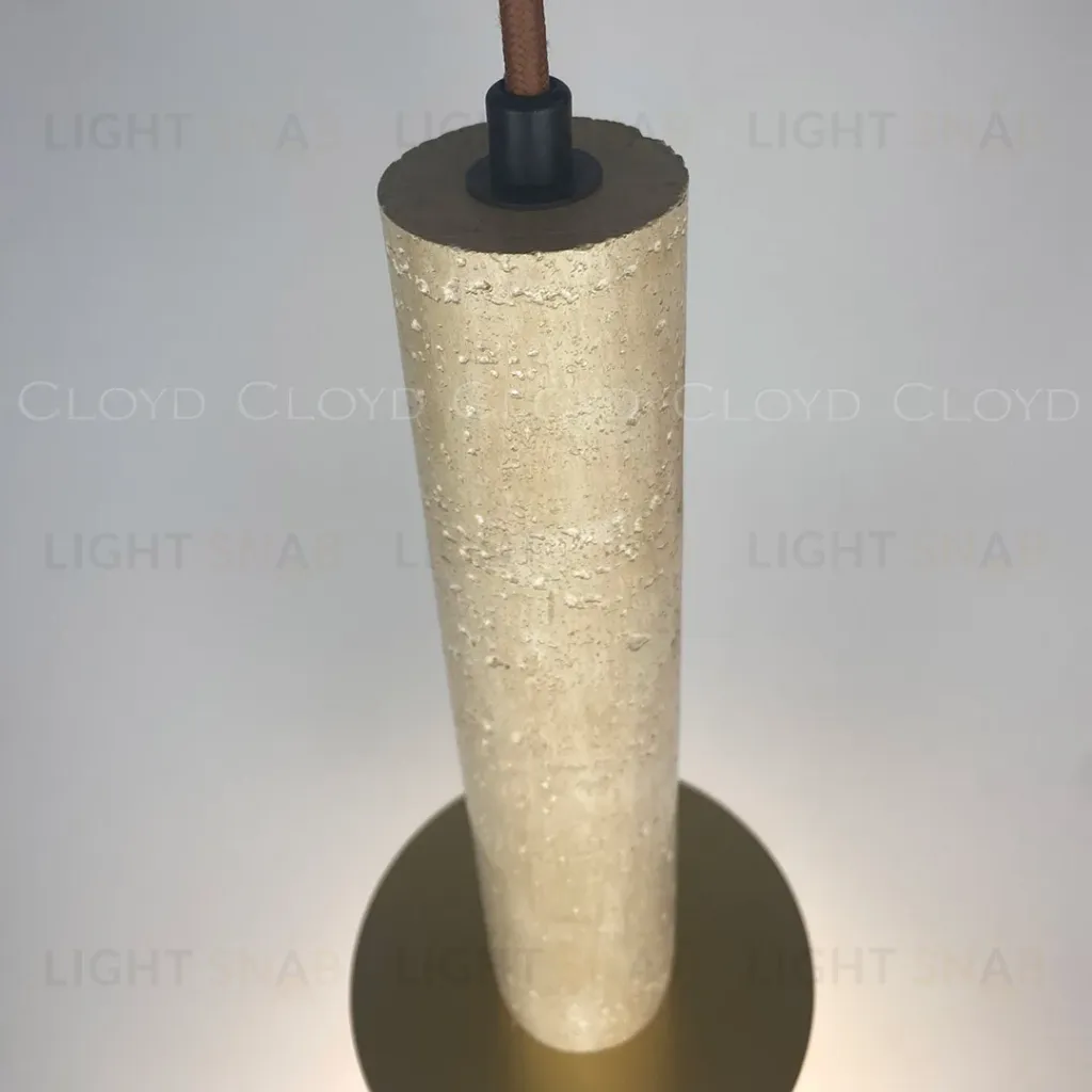  Подвесной светильник Cloyd CLARNET-C P1 / выс. 33 см - травертин (арт.11542)  11542